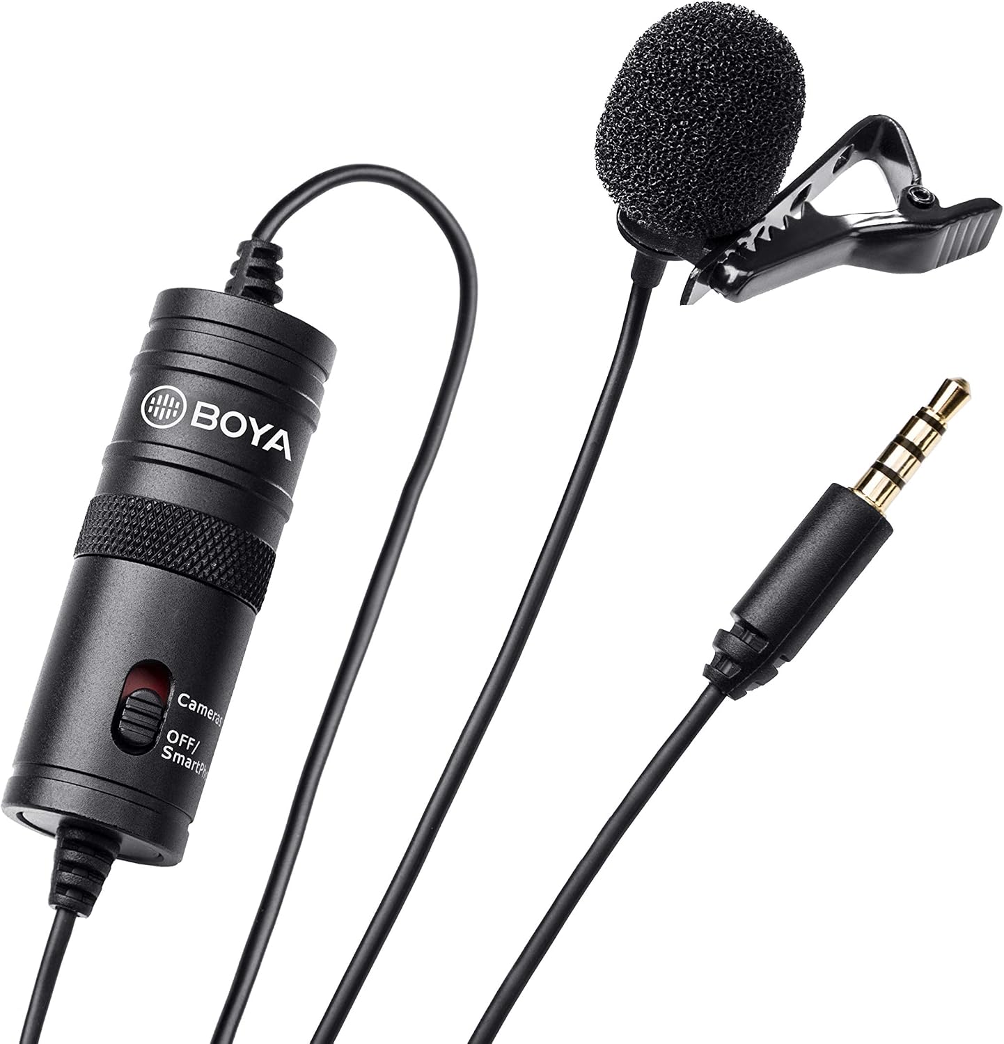 Boya BY-M1 Omnidirectional Lavalier Microphone for DSLR and Smartphones