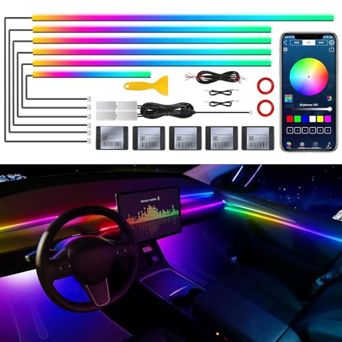 Dynamic Dreamcolor RGB Fiber Optic Interior Car Ambient Lighting Kit
