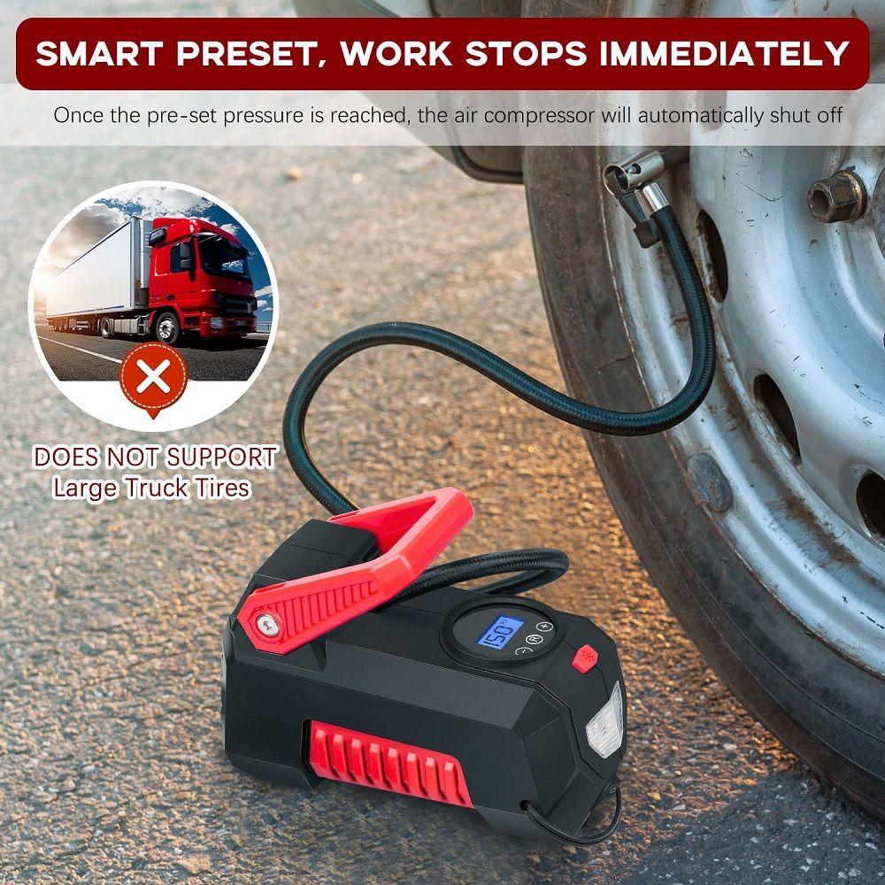G-Power 12V 150PSI Digital Portable Tire Inflator Air Compressor