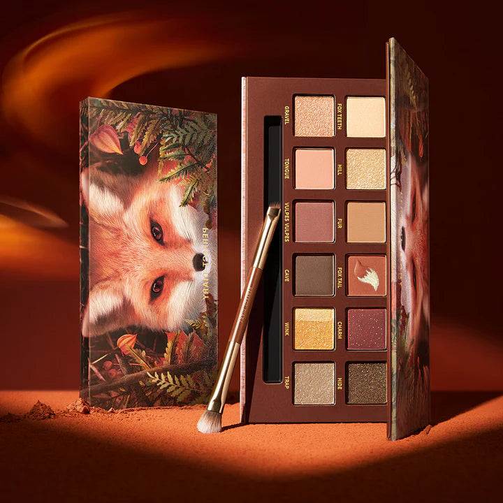 Perfect Diary Explorer 12-Color Eyeshadow Palette Animal Series Red Fox