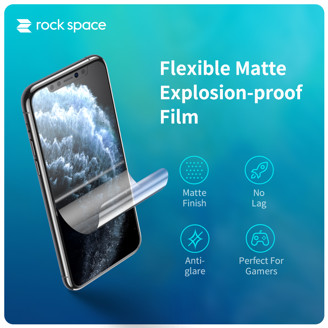 Rock Space Universal Tempered Glass Screen Protector Dual Pack